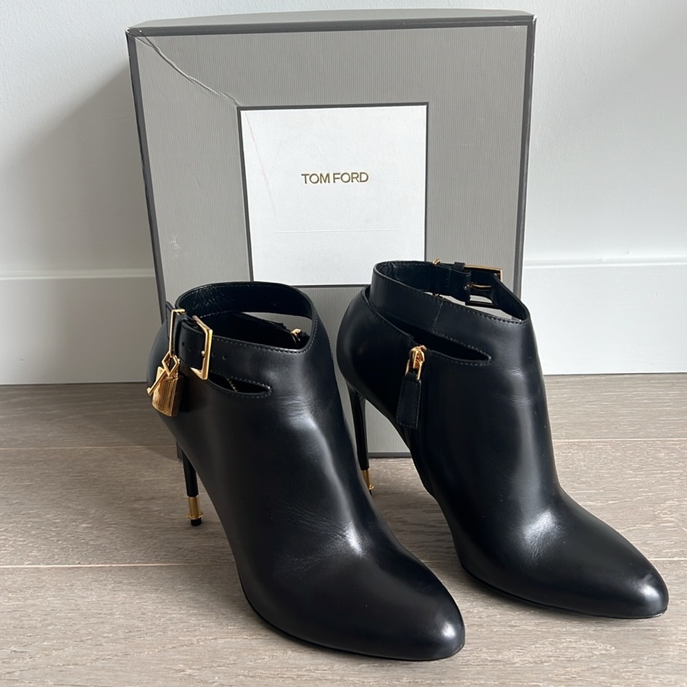 Tom Ford Ankle Boots Black (Size 40) - Picture 3 of 10